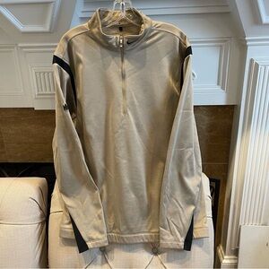 I: Nike Golf Sand Bunker Therma-Fit 1/2 Zip Performance Pullover Jacket Adult L